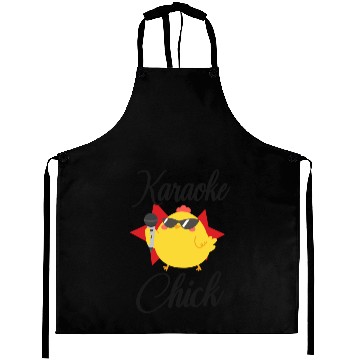 Discover Karaoke Singer Chicken Karaoke Aprons
