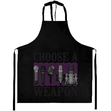 Discover Karaoke Singer Microphone Vocalist Aprons