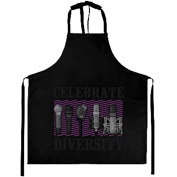 Discover Karaoke Singer Microphone Vocalist Aprons