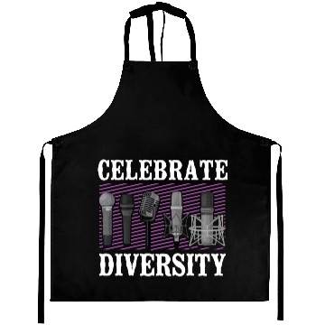 Discover Karaoke Singer Microphone Vocalist Aprons