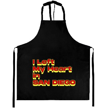 Discover I Left My Heart in san diego Aprons