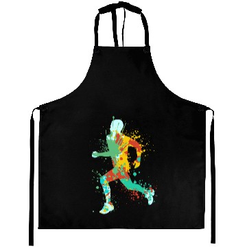 Discover Splash running jogging man Aprons