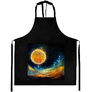Discover Full moon and Sun Aprons