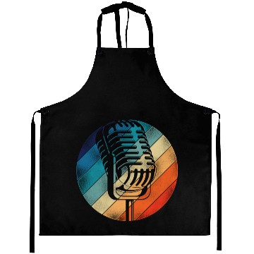 Discover Karaoke Singer Microphone Vocalist Aprons