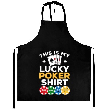 Discover Poker Player - This Is My Lucky Poker Aprons - Poke