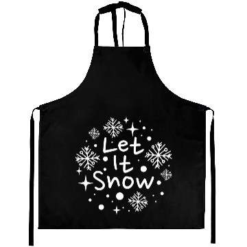 Discover Let it Snow Aprons