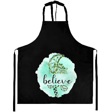 Discover Soothing Green Dream Catcher Believe Design Aprons