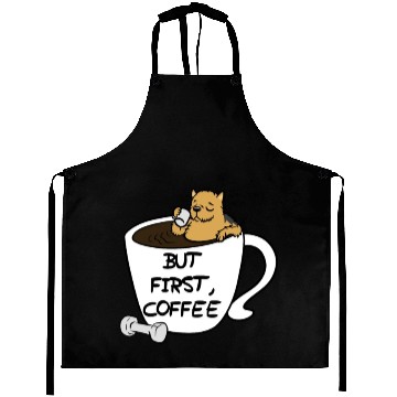 Discover But First Coffee Yorkshire Terrier Aprons