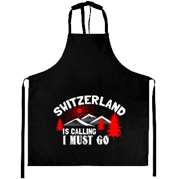 Discover Switzerland Alps Origin Gift Idea Aprons