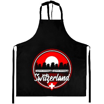 Discover Switzerland Mountains State Gift Idea Aprons