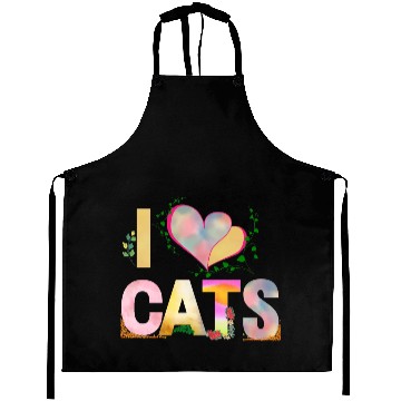 Discover I love cats Aprons