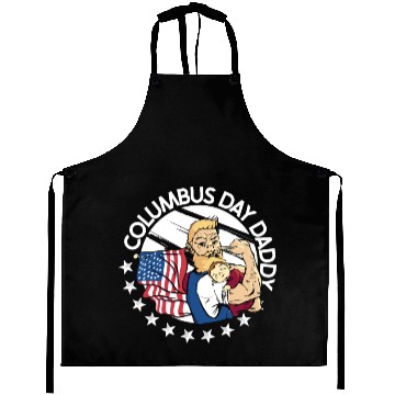 Discover Columbus Day 1492 Aprons