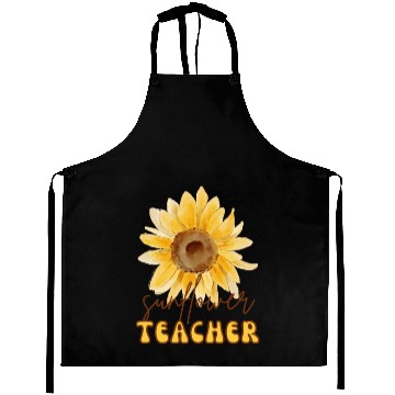 Discover Sunflower Teacher Aprons