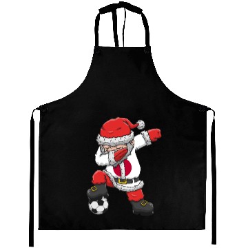 Discover Soccer Boy Dabbing Santa Christmas Jersey Japan Aprons