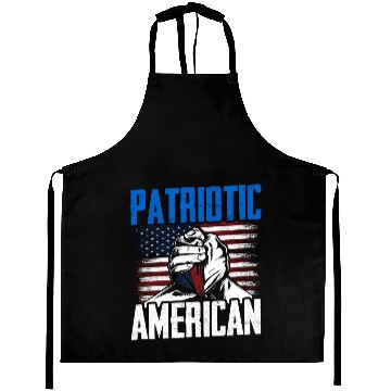 Discover Patriotic American US Patriot USA Aprons