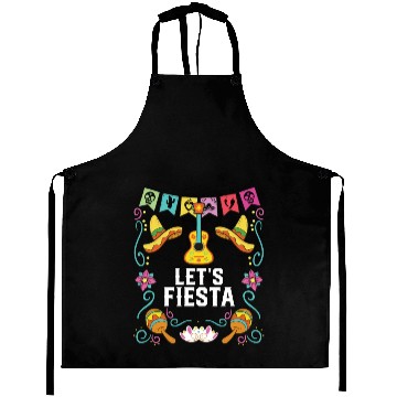 Discover Let's Fiesta Cinco De Mayo Mexican Pride Mexico Aprons