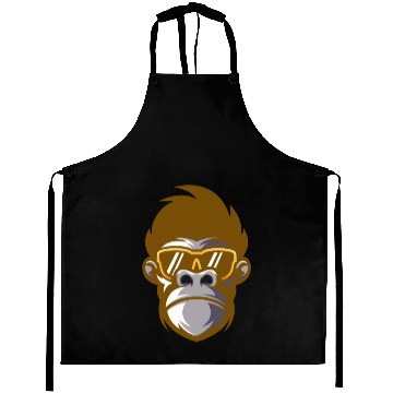 Discover monkey face Aprons