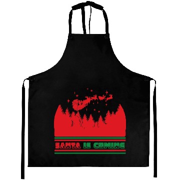 Discover Santa is coming Aprons