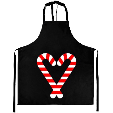 Discover Candy Canes Heart Hearts Christmas Winter Aprons