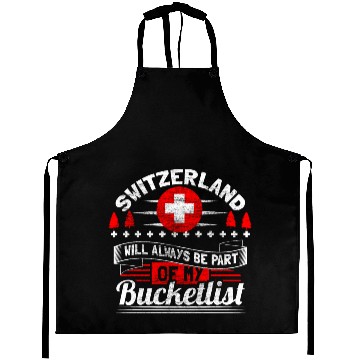 Discover Switzerland Matterhorn Home Gift Idea Aprons