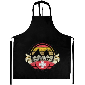 Discover Switzerland Neutrality Gift Idea Aprons