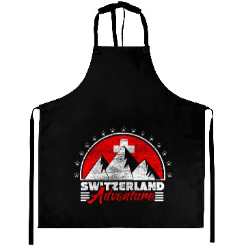 Discover Switzerland Neutrality Home Gift Aprons