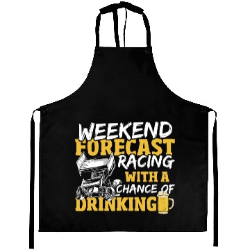 Discover Weekend Forecast Racing Drinking Dirt Track Racing Aprons