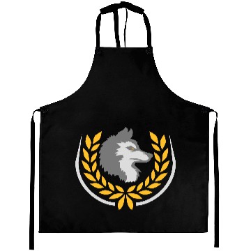 Discover Laurel Wreath Bad Wolf Aprons