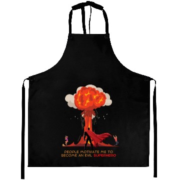 Discover Evil Superhero Aprons