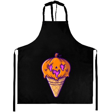 Discover Ice cream pumpkin halloween it snow Aprons