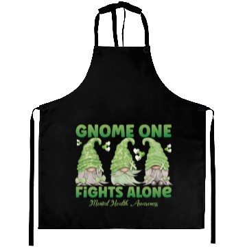 Discover Gnome One Fights Alone Mental Health Aprons
