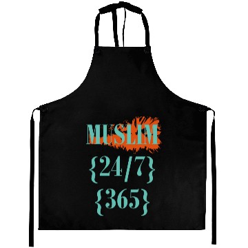 Discover MUSLIM 247 365 GREEN Aprons