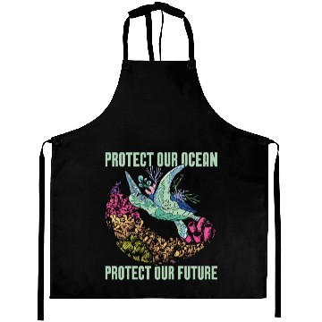 Discover Marine Biology Protect Our Ocean Loves Marine Life Aprons