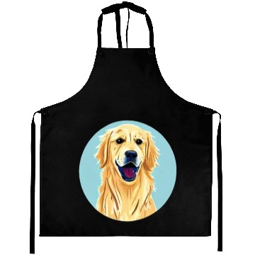 Discover Golden Retriever & Blue Sky Aprons