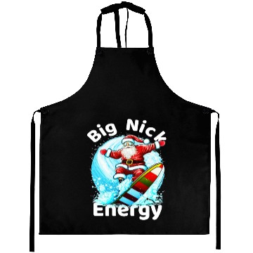 Discover Big Nick Energy,Retro Santa Aprons