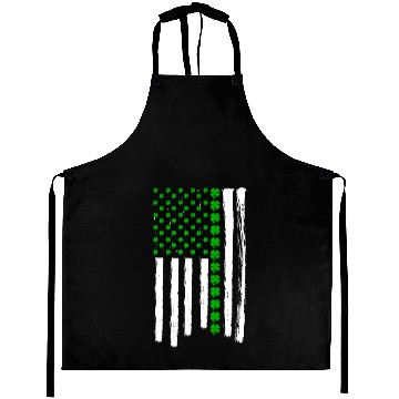 Discover Irish American Flag St Patricks Day Aprons