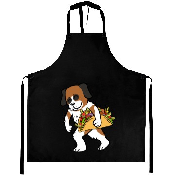 Discover Saint Bernard Taco Lover Aprons