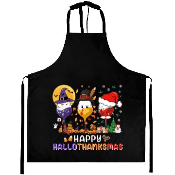 Discover Hallothanksmas Halloween Thanksgiving Christmas Aprons