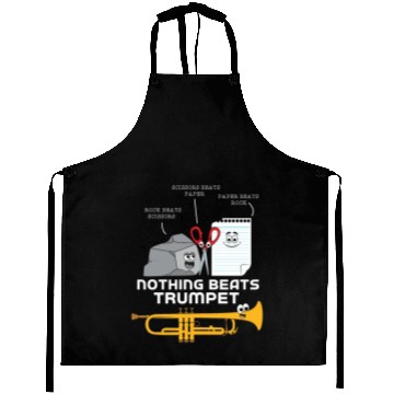 Discover Rock Paper Siccor Nothing Beats Trumpet Aprons