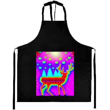 Discover Retro Christmas Reindeer Aprons