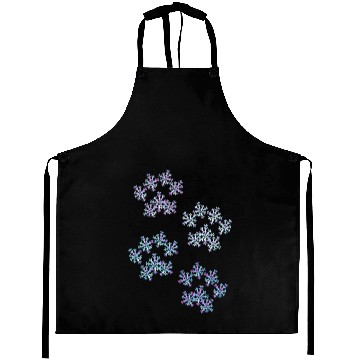 Discover Snowflake Paws (Pastel) Aprons