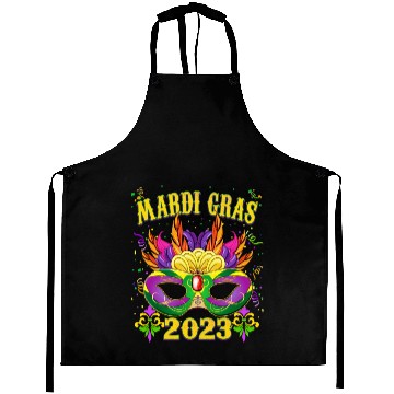 Discover Beads Bling Party - Mardi Gras 2023 Aprons