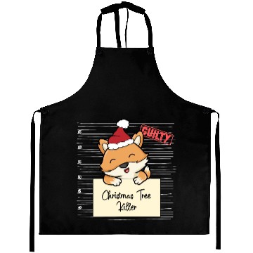Discover Fox christmas funny prison Aprons