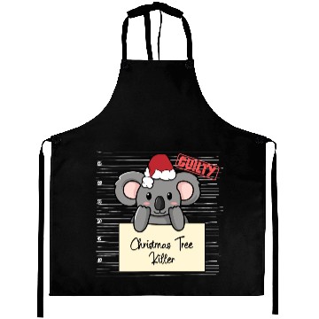 Discover Koala christmas funny prison Aprons