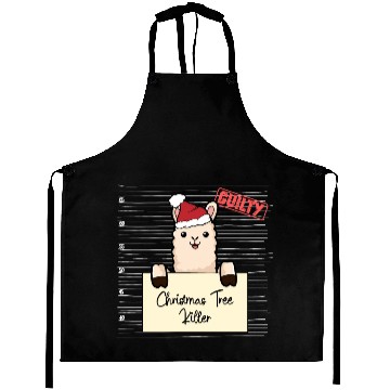 Discover Llama christmas funny prison Aprons