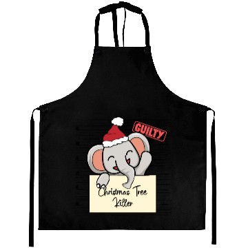Discover Elephant christmas funny prison Aprons