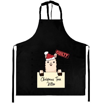 Discover Llama christmas funny prison Aprons