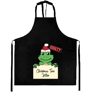 Discover Frog christmas funny prison Aprons