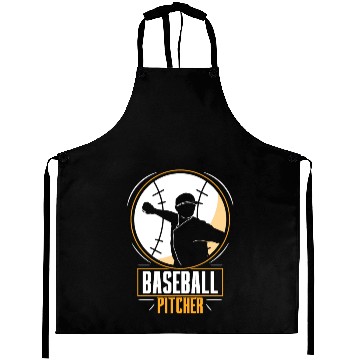 Discover Baseball Pitcher Hobby Player Sayings Aprons