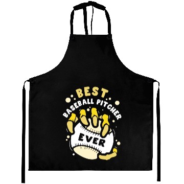 Discover Best Baseball Pitcher Ever Hobby Player Sayings Aprons